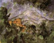 Paul Cezanne Mont Sainte-Victoire and Chateau Noir Spain oil painting artist